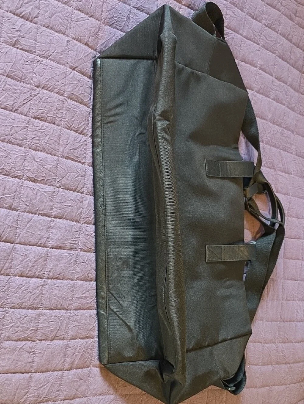 Azzaro Black Men's Duffel Bag with Shoulder Strap